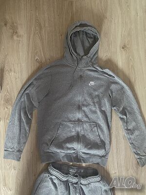 Nike анцуг комплект - сив - горнище S / долнище M - топ състояние