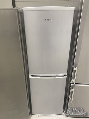 Хладилник с фризер Exquisit KGC145-50-E-040F Inox - 142 л, Немски, LED осветление