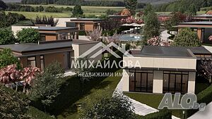 Къща в строеж в затворен комплекс с. Тополяне