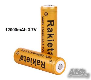 Акумулаторни батерии 18650 3.7V и 4.2V акумулаторна батерия 3.7В 4.2В RAKIETA Xbalog РАКИЕТА