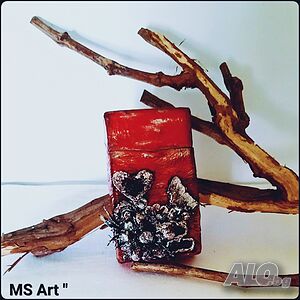 #Дамска #табакера за цигари #mixedmedia! Ръчна изработка!