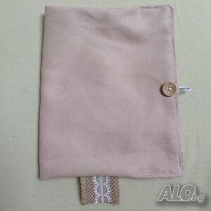 Подвързия за книга от плат