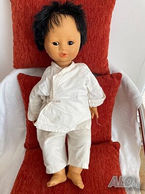 РЯДКА винтидж кукла Sebino Cicciobello с Crier 1979 Yellow Baby Bimbo Giallo