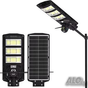 2в1 Соларна камера 12MP + LED лампа 9 секции 1800W