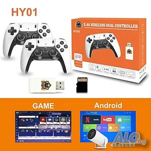 Игрова конзола с 2 джойстика USB 2.4G WIRELESS CONTROLLER GAMEPAD