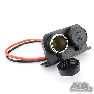 Разклонител за запалка 047 2 гнезда 12-24V