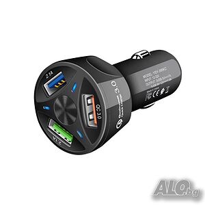 Универсално USB зарядно с 3 USB порта - 2460