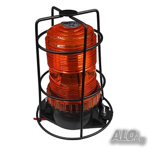 Сигнална лампа, маяк, 12V-110V, Оранжев