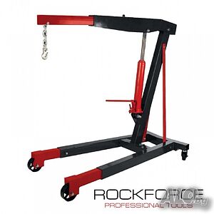Хидравличен, сгъваем кран за двигатели тип жираф 3 тона RockForce