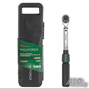 Динамометричен ключ с бърза фиксация 1/4’’ 1 - 25 Nm RockForce