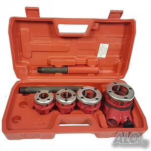 Комплект винторезка с 4 глави - 1/2″, 3/4″, 1″, 11/4″ Mar-Pol