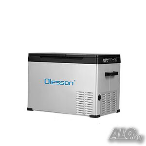 Портативен хладилник Olesson 30L с фризер - 12V / 24V / 220V за автомобил, камион, къмпинг и дом