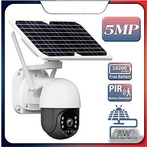 4G камера със соларна батерия слот за SIM КАРТА 5MP