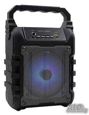 Преносима Bluetooth тонколонка KTS-1050 с FM радио и МP3
