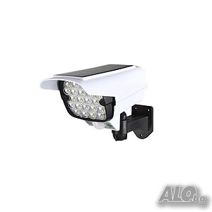 Соларна LED лампа Vertex, Модел JLP-2177, Имитираща камера за видеонаблюдение,