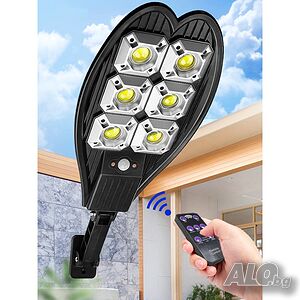 Соларна ДВОЙНА LED ЛЕД лампа 1200W