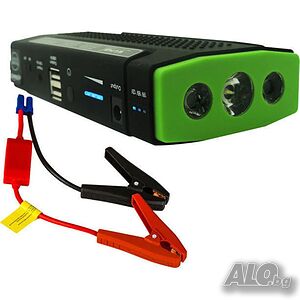 Комплект стартерно устройство High Power Jump starter за кола + компресор