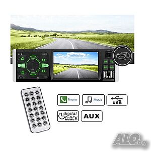 Мултимедия за кола с екран 4.1инча, TAKARA 4052AI, 1din, 4x45W