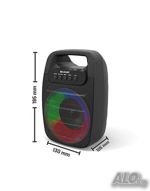 Bluetooth Boombox MS-2629BT, FM radio, USB, SD Card