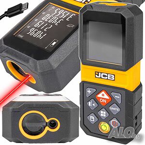 Акумулаторна лазерна ролетка JCB 80м, LDM-80