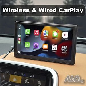 Мултимедия 7 инча carplay android auto монитор универсална медия