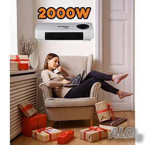 Мини климатик, електрически конвектор HAUSBERG HB-8217AB, 2000W