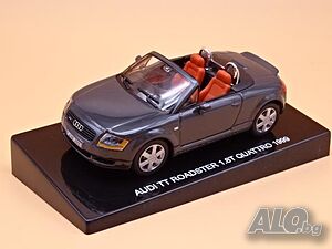 Audi TT Roadster 1.8T 1999 - мащаб 1:43 на DeAgostini моделът е нов в блистер