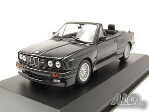 BMW M3 E30 Cabrio 1988 - мащаб 1:43 на Maxichamps моделът е нов в PVC дисплей-кейс