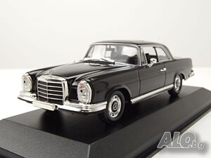 Mercedes-Benz 280 SE 3.5 Coupe W111 1970 - мащаб 1:43 на Maxichamps моделът е нов в PVC дисплей-кейс