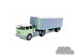 Skoda LIAZ 706 MTTN хладилно полу-ремарке TIR - мащаб 1:43 на Авто История моделът е нов в кутия