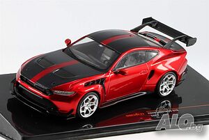 Ford Mustang CTO 2025 - мащаб 1:43 на IXO моделът е нов в PVC дисплей-кейс
