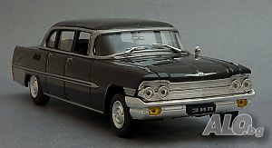 ЗИЛ 111Г 1959 - мащаб 1:43 на ДеАгостини модела е нов в блистер изработен от метал пластмаса и гума