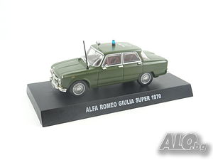 Alfa Romeo Giulia Super 1970 - мащаб 1:43 на IXO/Altaya моделът са нов в блистер Алфа Ромео