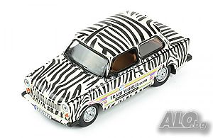 TRABANT 601 Safari 1970 - мащаб 1:43 на IXO модела е нов в PVC дисплей-кейс