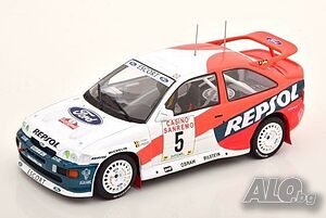 FORD Escort RS Cosworth ”Repsol” Rally San Remo 1996 - мащаб 1:24 на IXO моделът е нов в кутия