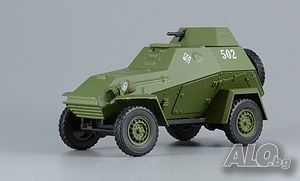 БА-64 военен бронетранспортьор танк СССР 1942 г. - мащаб 1:43 на DeAgostini моделът е нов в блистер