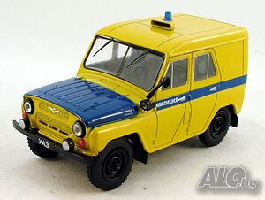 УАЗ 469 Милиция ППС Патрулно Постовая Служба 1975 - мащаб 1:43 на DeAgostini нов без опаковка