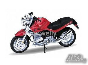 BMW R1150R мотор - мащаб 1:18 на Welly нов в кутия