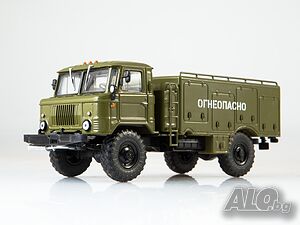 ГАЗ-66 ВСЗ цистерна - мащаб 1:43 на Наши Грузовики моделът е нов в кутия