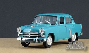 Москвич 402 1956 - мащаб 1:43 на DeAgostini моделът е нов в блистер
