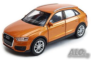 Audi Q3 - мащаб 1:36 на Welly моделът е нов в кутийка
