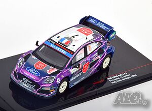 Ford Puma WRC Loubet/Landais - мащаб 1:43 на IXO моделът е нов в PVC дисплей-кейс