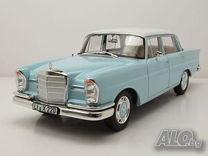 Mercedes-Benz 220 S Heckflosse W111 1965 - мащаб 1:18 на Norev моделът е нов в кутия