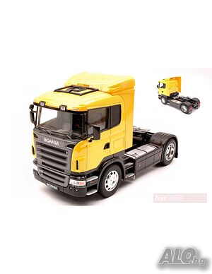 SCANIA R470 влекач - мащаб 1:32 на Welly моделът е нов в кутия