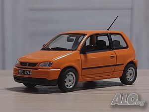 Seat Arosa 1997 - мащаб 1:43 на Atlas моделът е нов в PVC дисплей-кейс
