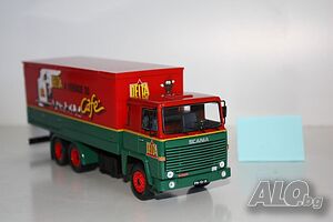 SCANIA 140 V8 ”Delta Cafe” фургон 1971 - мащаб 1:43 на IXO/Altaya моделът е нов в кутия | Играчки | София
