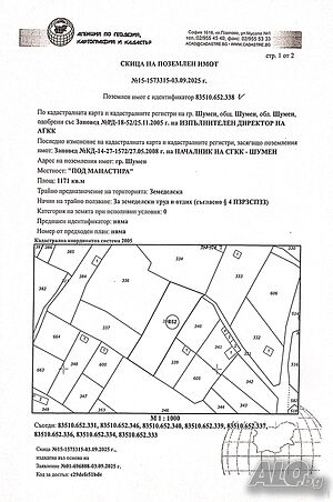 Продава парцел местност Манастира