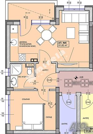 Двустаен апартамент, 65.32 кв.м, област Бургас, гр. Поморие, ул. Тутхон