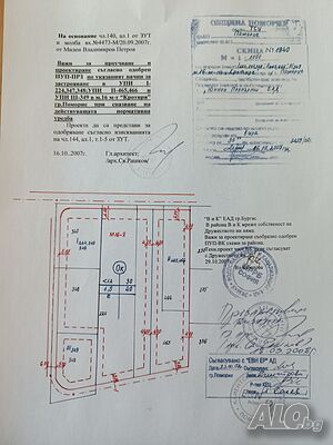 Продава парцел в гр. Поморие