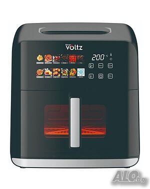 Фритюрник Air Fryer Oliver Voltz OV51980CE, 1200W, кошница 4 л., LED дисплей